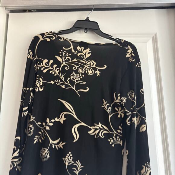 VTG Nexxen Women’s Floral Whimsygoth Long Sleeve Top XL 90s Babydoll Y2k - Picture 6 of 9